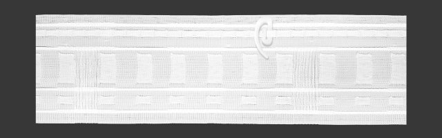 Riasiaca stuha - č. 32- 8,5cm široká - na háčiky, na tyč, na štipce