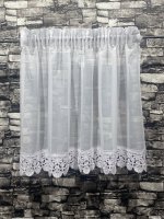 Biela záclona, biela krajka 12cm - č.K150 | Allen záclony a závesy