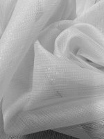 Jemne perleťová, snehobiela záclona, metráž č.88098 | Allen záclony a závesy