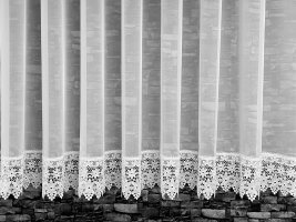 Biela záclona, biela krajka 20cm - č.K165 | Allen záclony a závesy